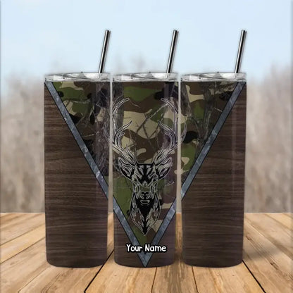 Deer Camo SKinny Tumbler 20oz(30oz)