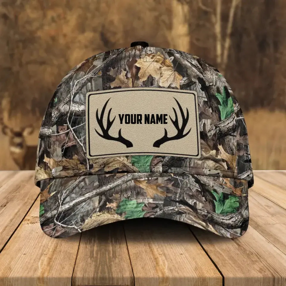 Deer Hunting Camo DH005 3D Hat Over Full Print