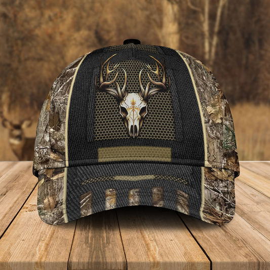 Deer Hunting - Deer Skull DH002 3D Hat Over Full Print