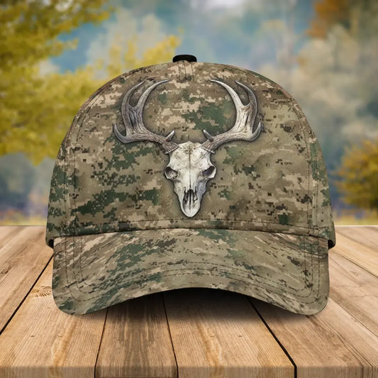 Deer Hunting Camo DH018 3D Hat Over Full Print