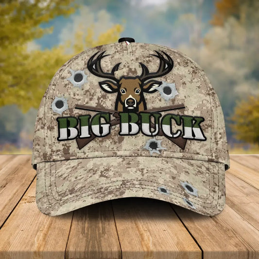 Deer Hunting Camo DH020 3D Hat Over Full Print