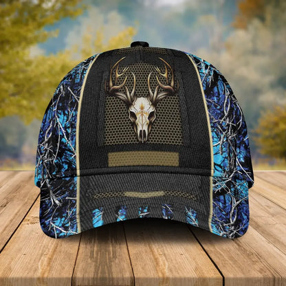 Deer Hunting - Deer Skull DH002 3D Hat Over Full Print