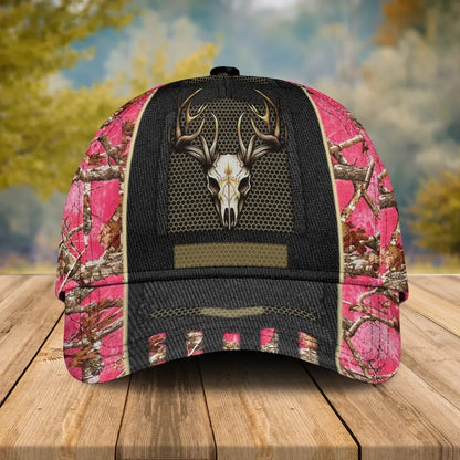 Deer Hunting - Deer Skull DH002 3D Hat Over Full Print