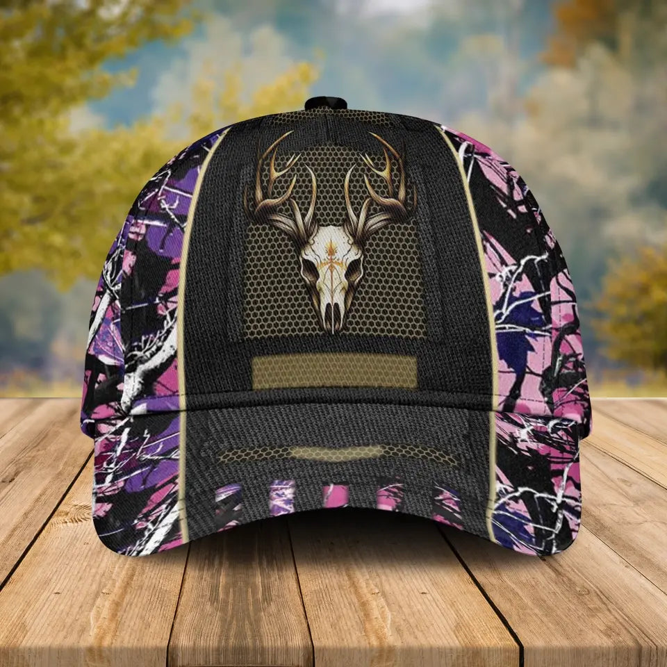 Deer Hunting - Deer Skull DH002 3D Hat Over Full Print