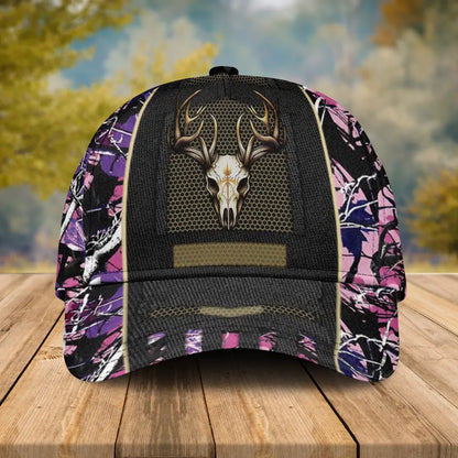 Deer Hunting - Deer Skull DH002 3D Hat Over Full Print