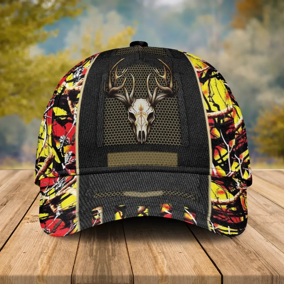 Deer Hunting - Deer Skull DH002 3D Hat Over Full Print