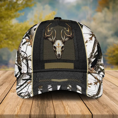 Deer Hunting - Deer Skull DH002 3D Hat Over Full Print