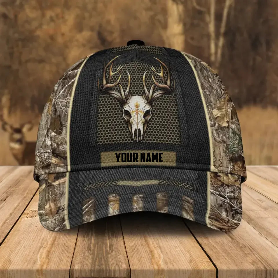 Deer Hunting - Deer Skull DH002 3D Hat Over Full Print