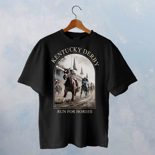 Kentucky Derby Run for Horses T-shirt - HT010