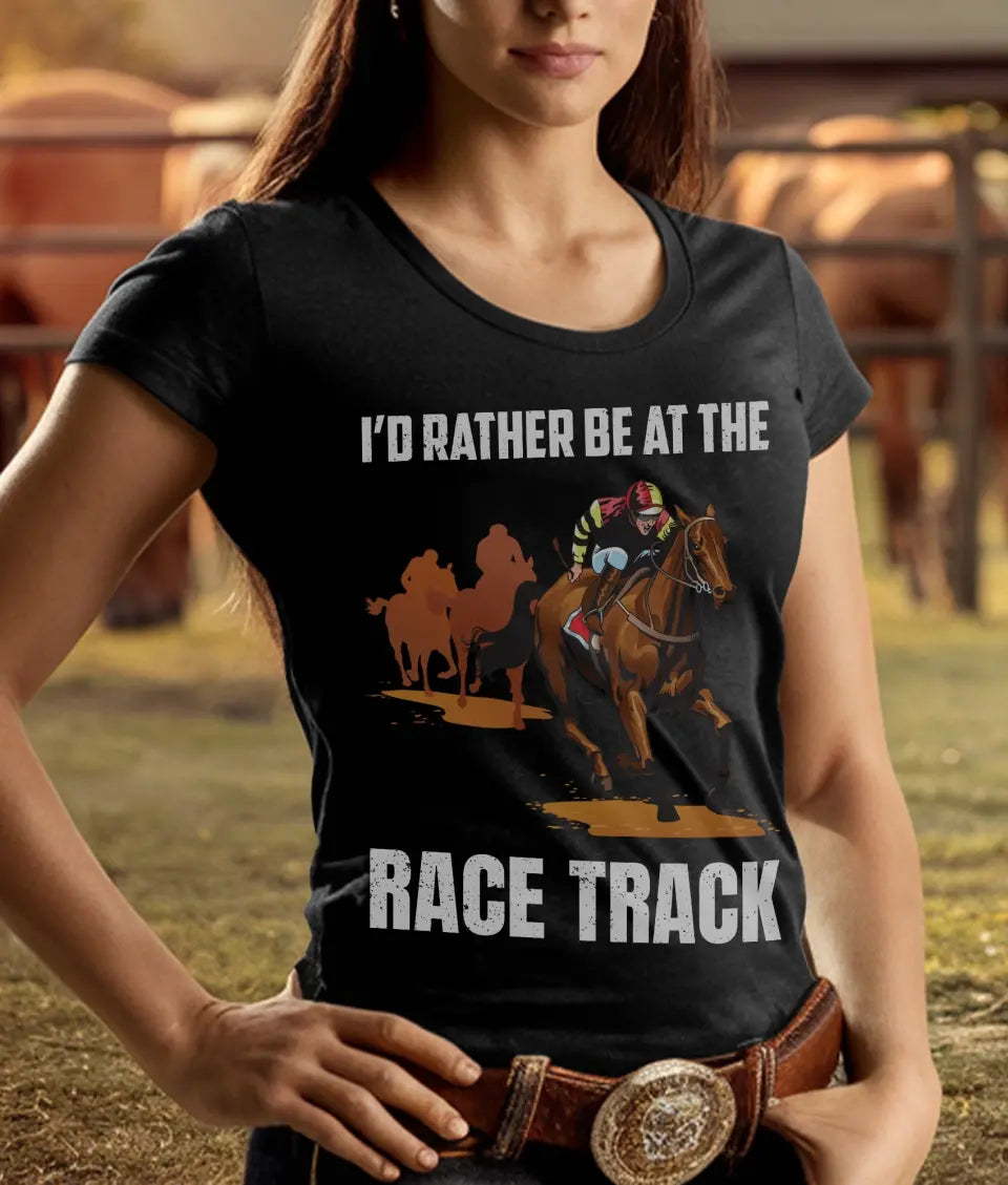 I'D RATHER BE AT THE RACE TRACK - HT023