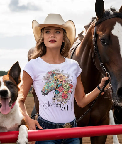 HORSE GIRL T-SHIRT - HT034